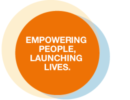 Empowering people, Launching lives.